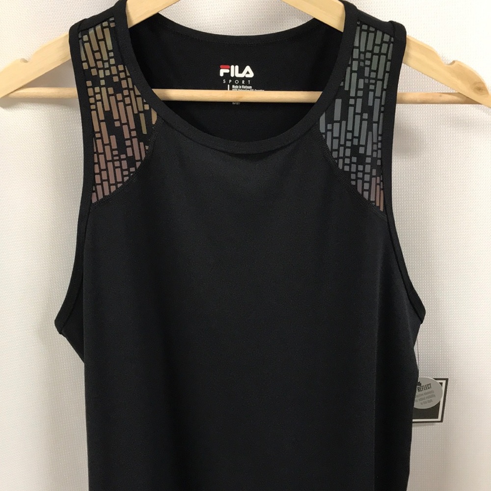 Fila black athletic Tank Top large NWT sport